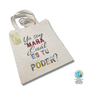 Tote Bag 'Superpoder' de algodón orgánico