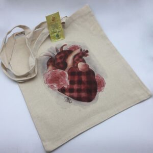 Tote Bag Pilares Corazón Baturro de Algodón Orgánico