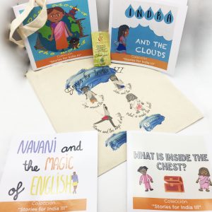 Pack cuatro cuentos + tote bag