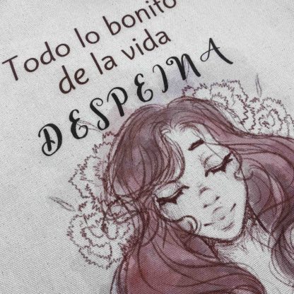 CAMISETA 'DESPEINADA' UNISEX DE ALGODÓN ORGÁNICO - Imagen 2