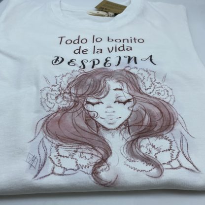 CAMISETA 'DESPEINADA' UNISEX DE ALGODÓN ORGÁNICO - Imagen 4