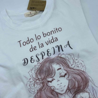 CAMISETA 'DESPEINADA' UNISEX DE ALGODÓN ORGÁNICO - Imagen 5