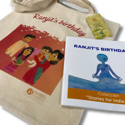 Pack cuento solidario 'Ranjit's birthday' + tote bag
