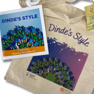 Pack cuento solidario 'Dinde's style' + tote bag