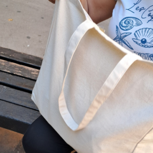 Tote Bag - Bolsa de Algodón Orgánico con tres fuelles