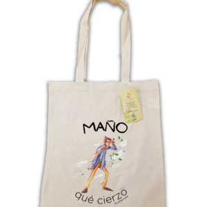 Tote Bag 'Maño qué cierzo' de algodón orgánico