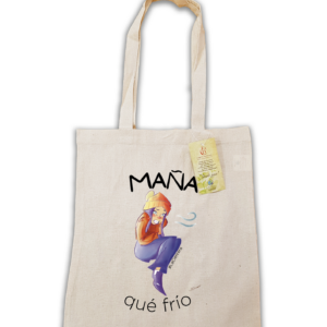 Tote Bag 'Maña qué frío' de algodón orgánico