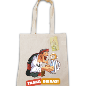 Tote Bag 'TragaBieras' de algodón orgánico