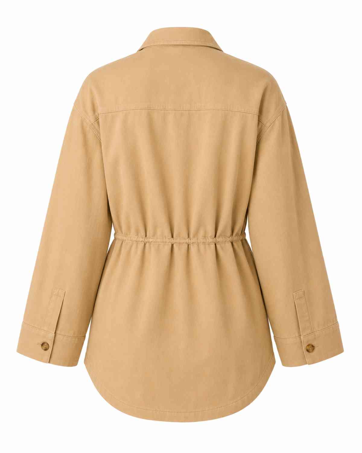 SOBRECAMISA AJUSTABLE BEIGE UMA ALGODÓN ORGÁNICO - Imagen 3
